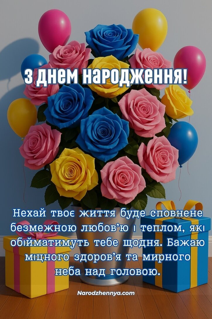 Привітання з Днем народження 2025