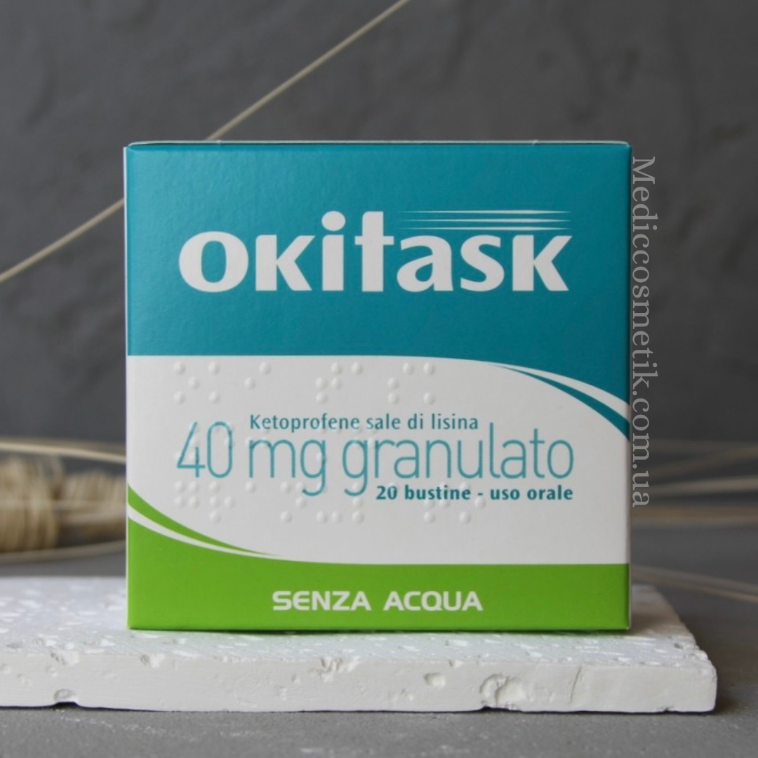 Okitask саше — знеболювальний препарат швидкої дії | Купити в ...