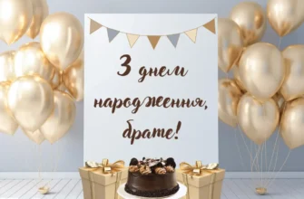 Завантажте яскраві картинки з днем народження для вашого брата!