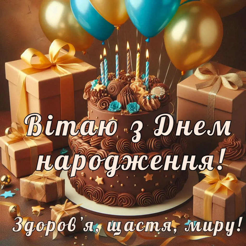 100 привітань з днем народження 🎉 | Листівки та привітання