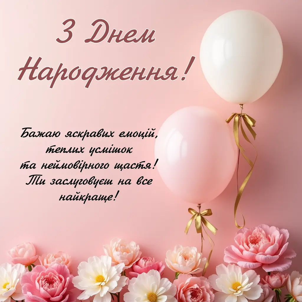 Вишукані листівки та картинки з днем народження для жінки