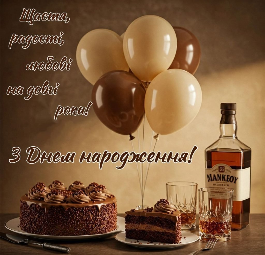 Привітання з Днем народження для чоловіків — щирі, прикольні ...