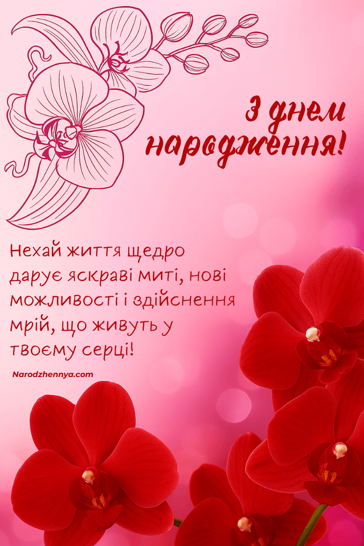 Привітання з днем народження подрузі