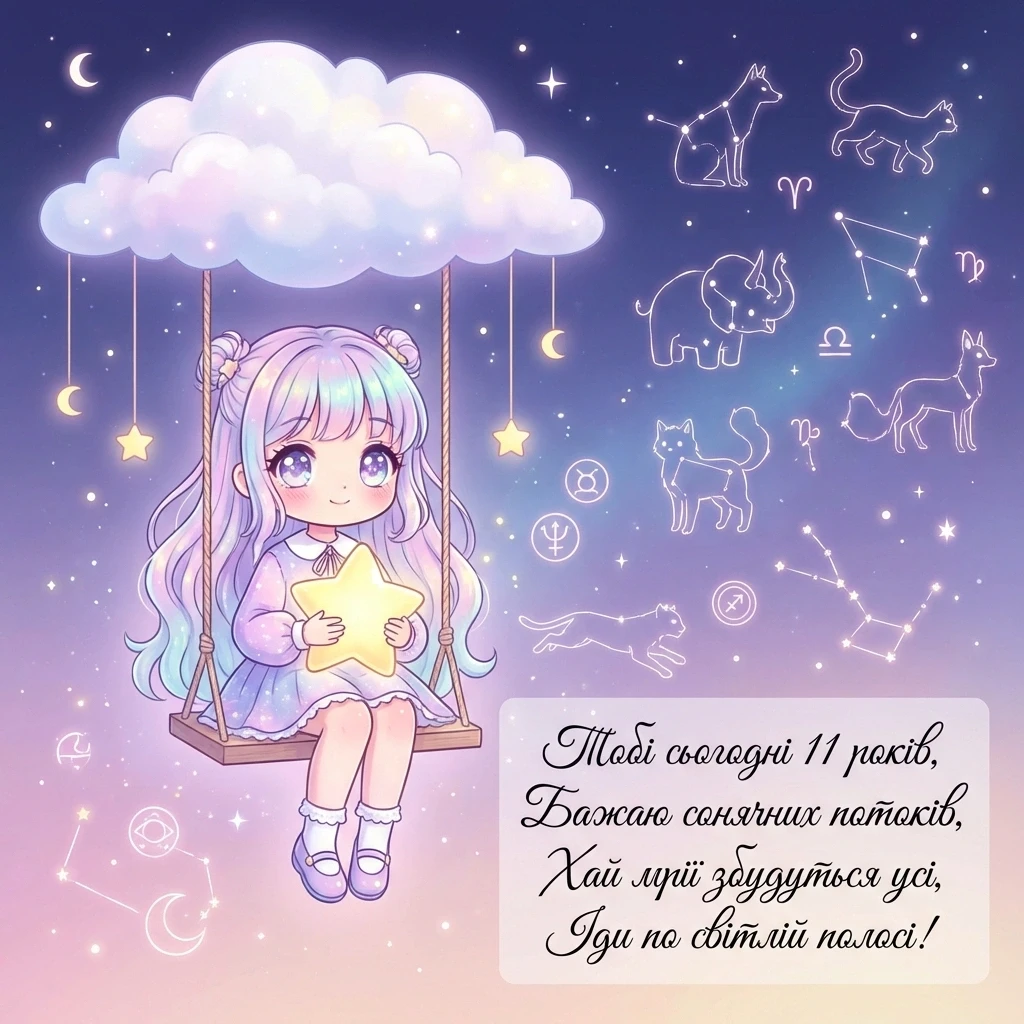 З днем народження дівчинці 11 років — добірка щирих віршів