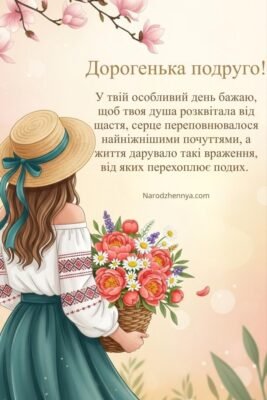 Зворушливі привітання з днем народження для найдорожчої подруги, до сліз