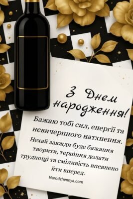 Зворушливі вітання з днем народження для справжнього чоловіка своїми словами
