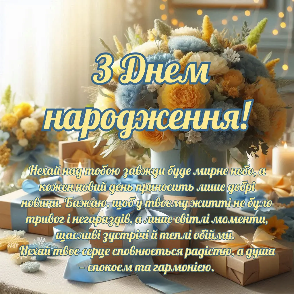 Привітання з днем народження своїми словами до сліз