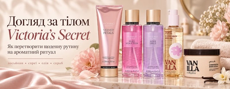 Догляд за тілом Victoria’s Secret: як перетворити щоденну рутину на ароматний ритуал Догляд за тілом Victoria’s Secret: як перетворити щоденну рутину на ароматний ритуал