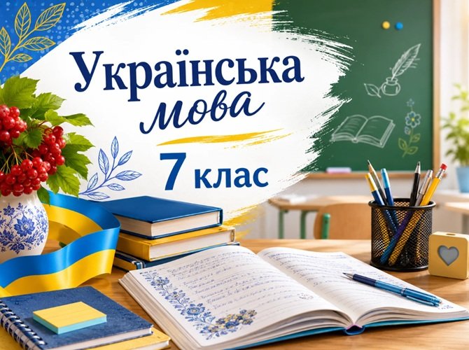 українська мова у 7 класі